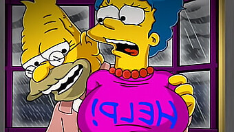 Marge Simpson, Den Amerikanske Husmor, Bliver Forvekslet Med En Prostitueret På Grund Af Sin Afslørende Påklædning. Mens Hendes Mand Homer Er Væk På Arbejde, Bliver Hun Henrykt I Alle Sine Stramme Huller Af En Ældre Mand. Denne Komiske Visuelle Roman Udforsker Den Tabubelagte Fetish Af Påklædt Hentai, Med Barmfagre Manga Og Toner.